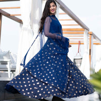 Blue Lehenga