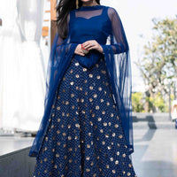 Blue Lehenga