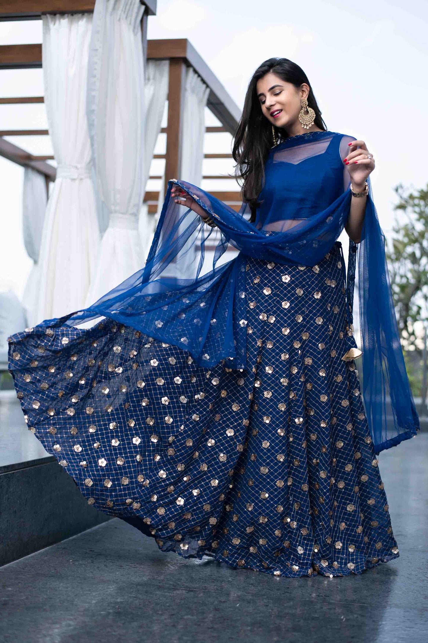 Blue Lehenga