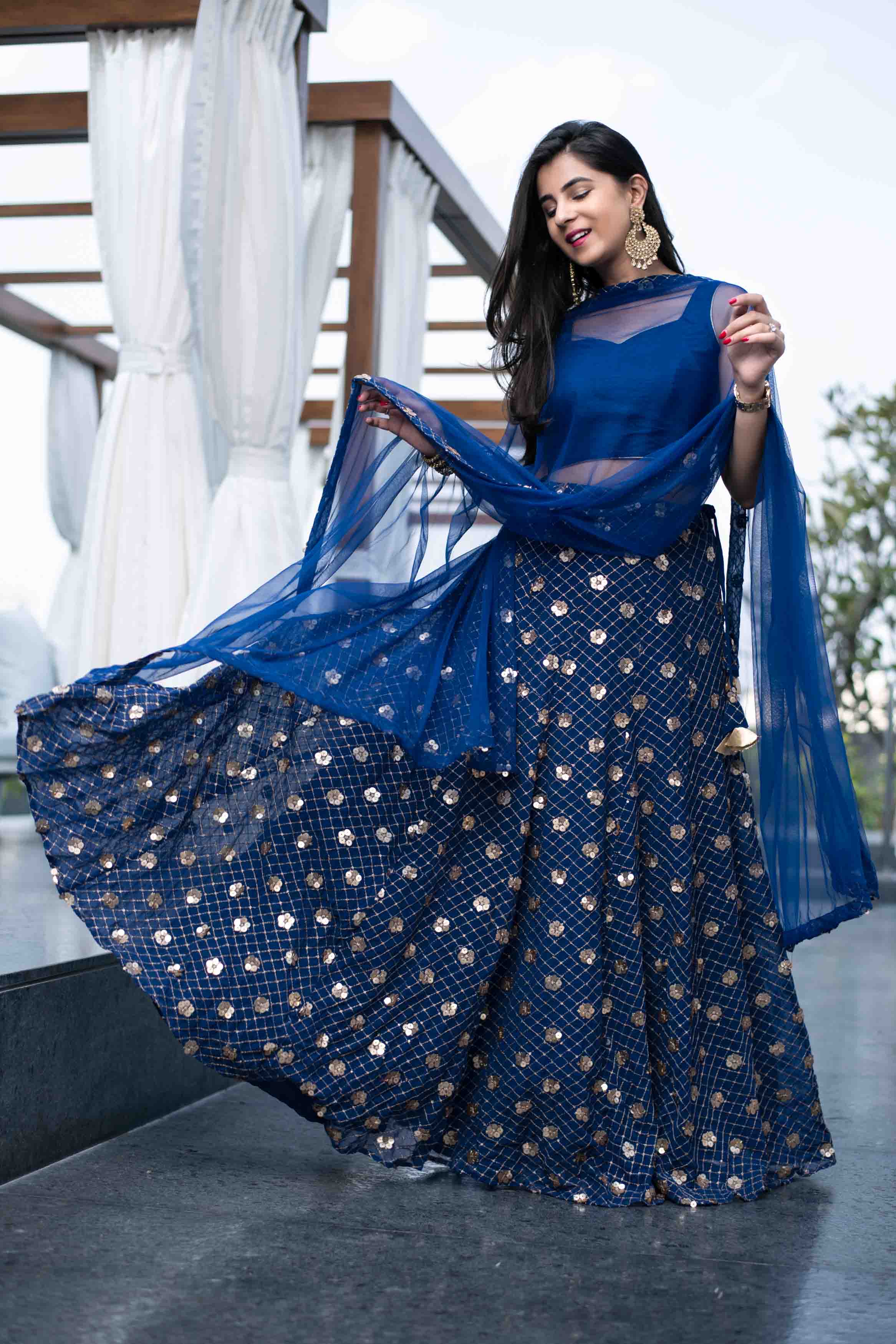 Blue Lehenga