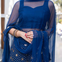 Blue Lehenga