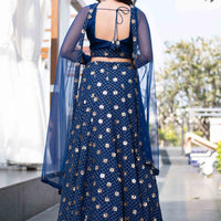 Blue Lehenga