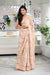 Light Peach Heavy Work Saree