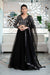 Black And Silver Lehenga