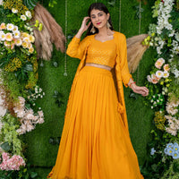 Daffodil Yellow Lehenga