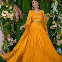 Daffodil Yellow Lehenga