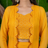 Daffodil Yellow Lehenga