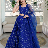 Royal Blue Lehenga