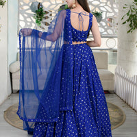 Royal Blue Lehenga