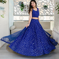 Royal Blue Lehenga