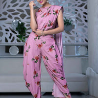 Indo-Western Dhoti Style Saree Set Of 2