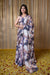 Indigo embroidered Ready to Wear Saree